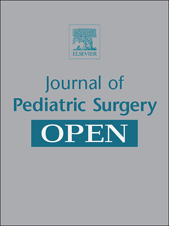 Go to journal home page - Journal of Pediatric Surgery Open